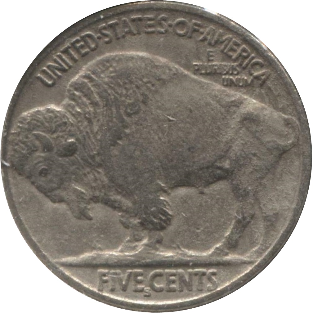 1916-S-5c-Buffalo-Nickel-With-No-Initial-Under-Date-&-Large-Embedded-MM